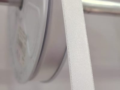 Cinta Raso Pasa 1.2cm Color Blanco X Metro — MKS Mercería