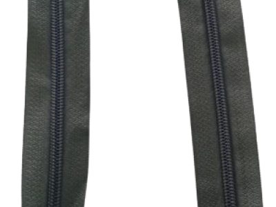 Cierre Nylon  Diente Grueso 75cm Verde Militar — MKS Mercería