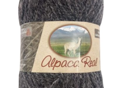Lana Alpaca Color Gris Oscuro