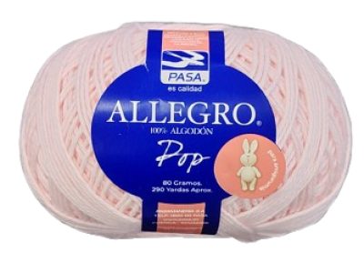 Allegro Pop 80gr Pasa Color Rosado Pastel