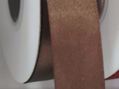 Cinta Satin Generica 2.5cm Color CafÉ Oscuro X Metro — MKS Mercería