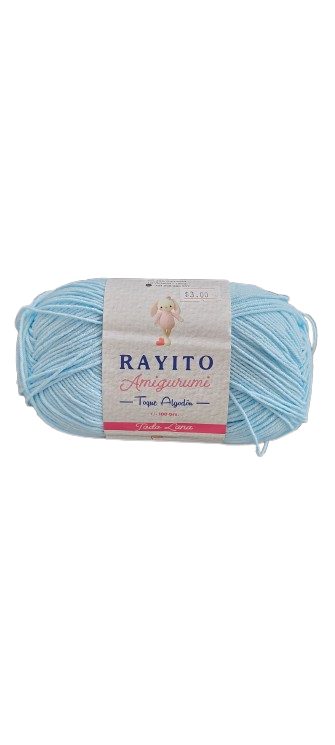 Rayito Amigurumi 100gr Celeste