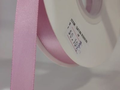 Cinta Satin Generica 1cm Color Rosa Palo X Metro — MKS Mercería