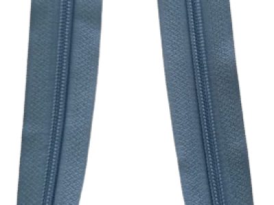 Cierre Nylon  Diente Grueso 75cm Celeste — MKS Mercería