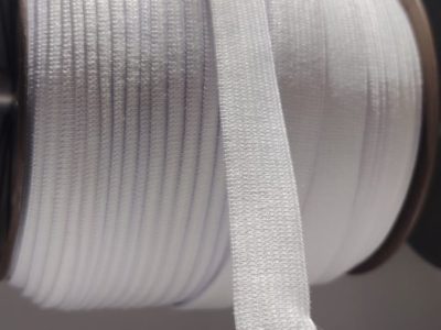 Elastico 1.5cm Color Blanco Semireforzado Rollo 50 Yardas — MKS Mercería