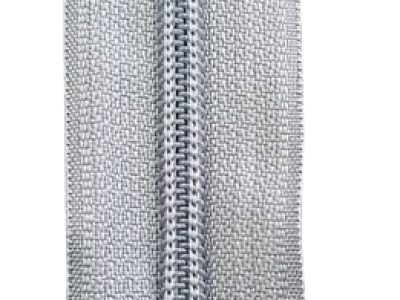 Cierre Nylon Color Gris Raton 15cm — MKS Mercería