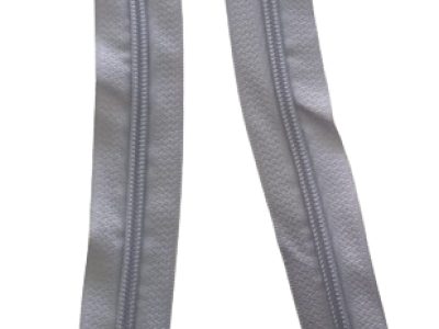 Cierre Nylon Diente Grueso  75cm Gris — MKS Mercería