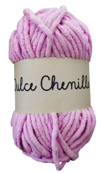 Lana Dulce Chenille Color Lila 100g — MKS Mercería