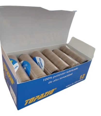 Caja X 12 Hilo Topazio Varios Colores 200 Metros — MKS Mercería