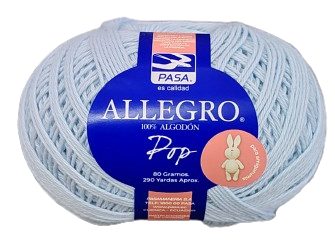 Allegro Pop 80gr Pasa Color Celeste Pastel — MKS Mercería