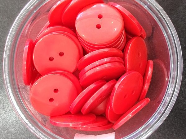 Boton Grande Rojo — MKS Mercería