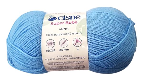 Lana Cisne Super Bebe Azul 100gr — MKS Mercería