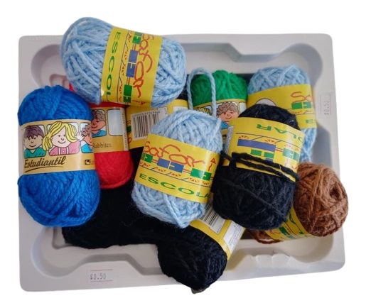 Lana Escolar De Dif. Colores — MKS Mercería