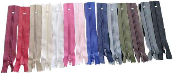 Cierre Nylon Varios Colores 20cm — MKS Mercería