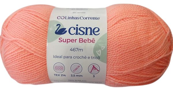 Lana Cisne Super Bebe Salmon 100gr — MKS Mercería