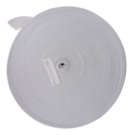 Elastico 3cm Color Blanco Semireforzado X Metro — MKS Mercería