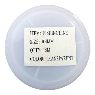 Hilo Nylon Elastico 0.4mm — MKS Mercería