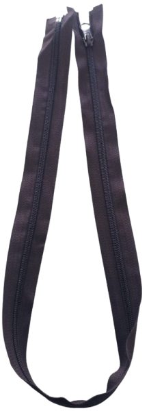 Cierre Nylon  Diente Grueso 75cm Café Oscuro — MKS Mercería