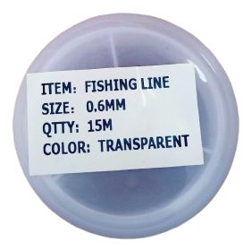 Hilo Nylon Elastico 0.6mm — MKS Mercería