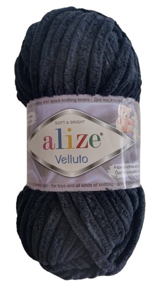 Alize Chenille Negro — MKS Mercería