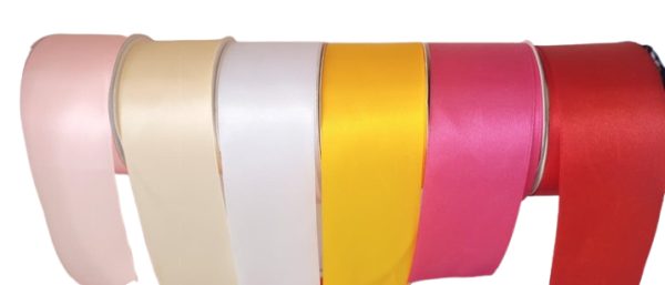 Rollo Cinta Satin 5cm Varios Colores X 25 Yardas — MKS Mercería