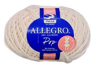 Allegro Pop 80gr Pasa Color Beige — MKS Mercería