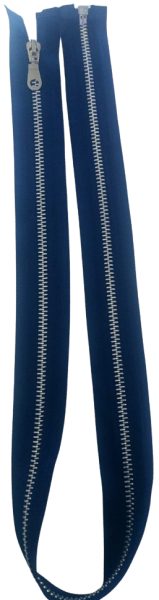 Cierre Metalico Para Chompa 75cm Azul Oscuro — MKS Mercería