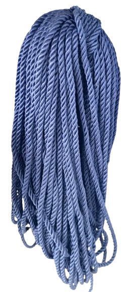 Cordon Trenzado Color Azul Marino X Metro — MKS Mercería
