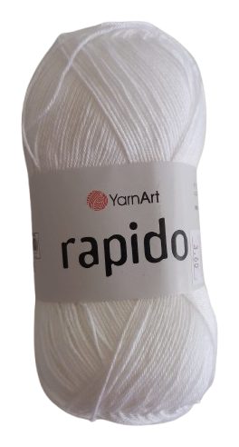 Lana Rapido Yarn Art Color Blanco — MKS Mercería