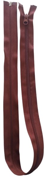 Cierre Nylon  Diente Grueso 75cm Terracota — MKS Mercería