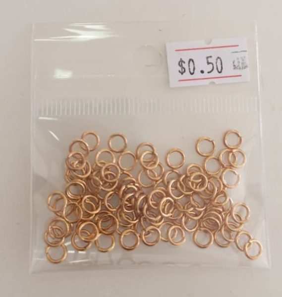 Argollas Doradas Para Pulseras — MKS Mercería