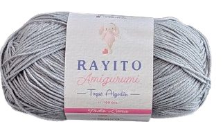 Rayito Amigurumi 100gr Gris — MKS Mercería