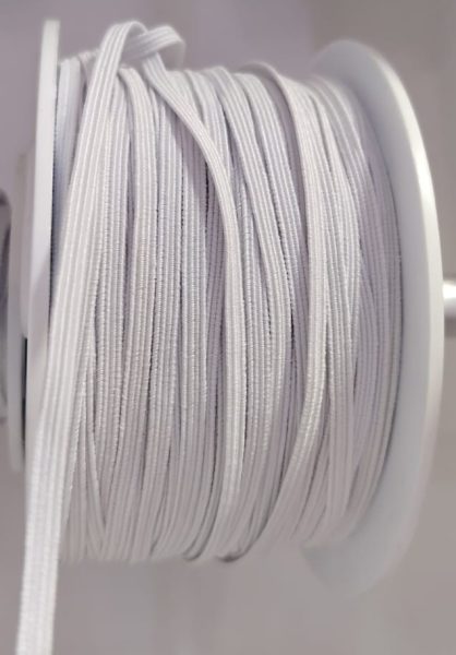 Elastico 0.3 Mm Color Blanco X Metro — MKS Mercería