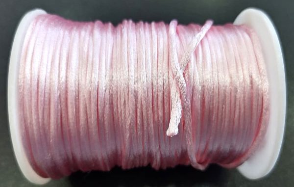 Cordon Cola De Rata 2mm Rosa Pastel — MKS Mercería
