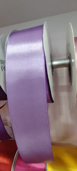 Cinta Satin Generica 4.00cm Color Lila X Metro — MKS Mercería