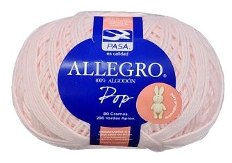 Allegro Pop 80gr Pasa Color Rosado Pastel — MKS Mercería