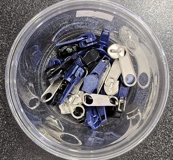 Llave, Seguro, Candado Para Cierre Color Plata, Azul Oscuro Y Negro — MKS Mercería