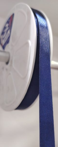 Cinta Raso Pasa 1.2cm Color Azul X Metro — MKS Mercería