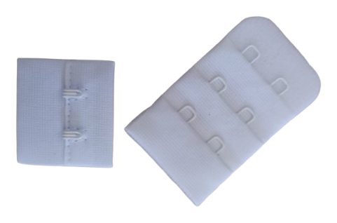 Gancho Para Brasier 3cm Color Blanco — MKS Mercería