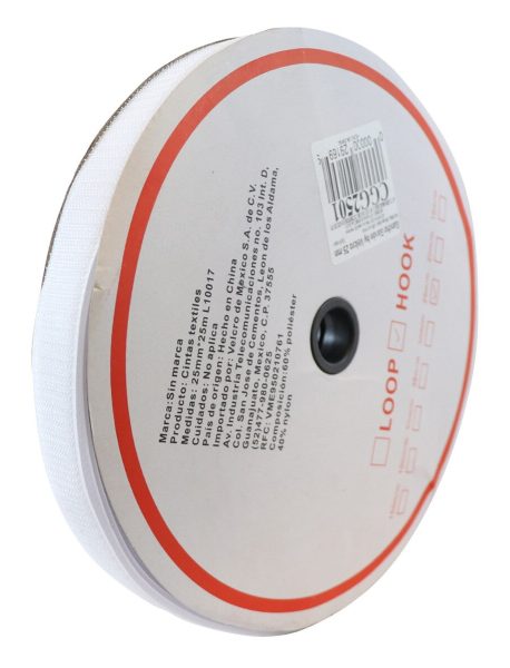 Velcro 40mm Blanco Metro — MKS Mercería