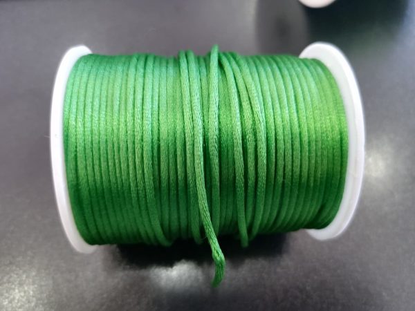 Cordon Cola De Rata 2mm Verde — MKS Mercería