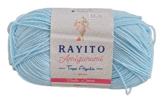 Rayito Amigurumi 100gr Celeste — MKS Mercería