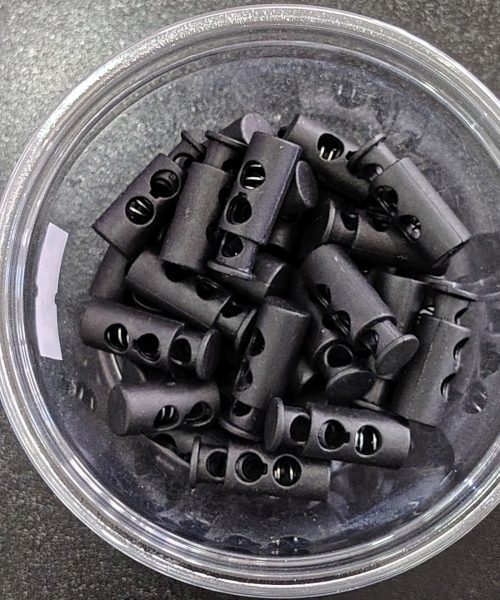 Puntera Plastica Botellita Color Negro — MKS Mercería