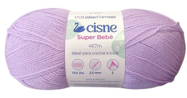 Lana Cisne Super Bebe Lila 100gr — MKS Mercería