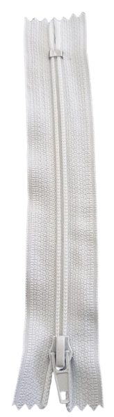 Cierre Nylon Color Blanco 15cm — MKS Mercería