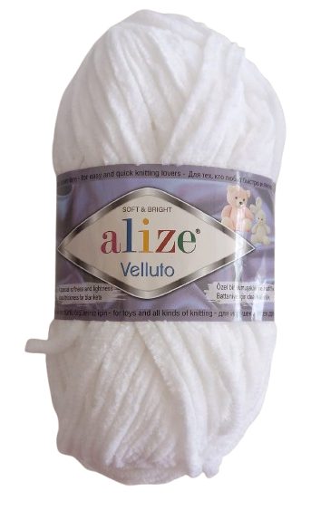 Alize Chenille Blanco — MKS Mercería
