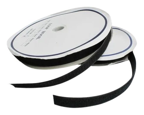 Velcro 40mm Negro Metro — MKS Mercería