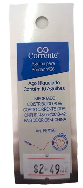 Paquete De Agujas Para Borda Num 26 Y 24 — MKS Mercería