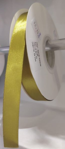 Cinta Satin Generica 1.5cm Color  Verde Oliva X Metro — MKS Mercería