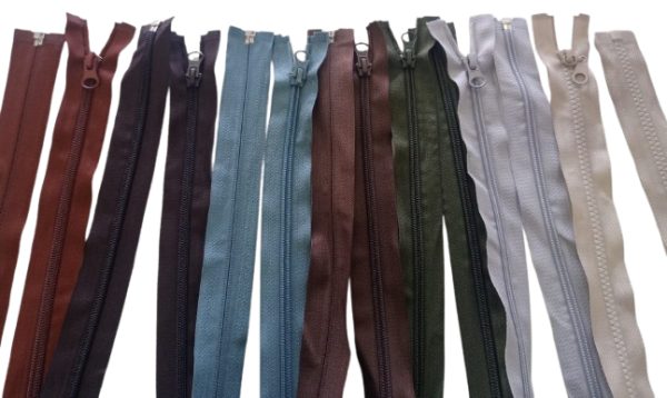 Cierre Nylon Diente Grueso 75cm Varios Colores — MKS Mercería